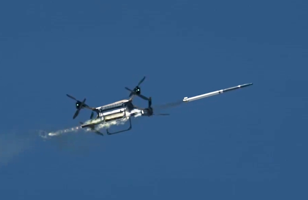 Дрон проти дрона: американці успішно запустили APKWS з TRV-150